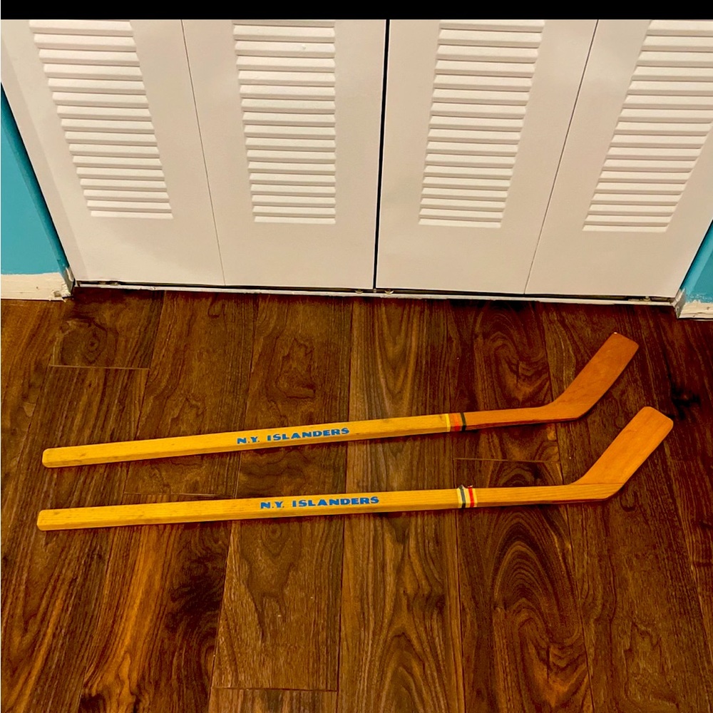 Souvenir 1980’s NY Islander Hockey Sticks